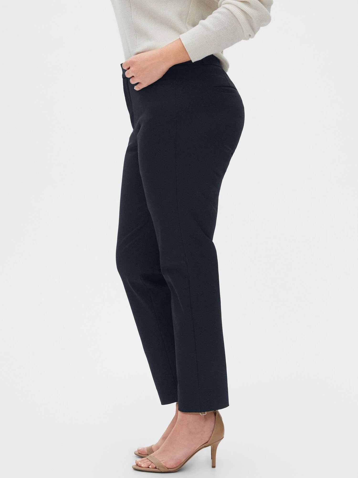 Women's Curvy Sloan Slim Ankle Pant True Navy