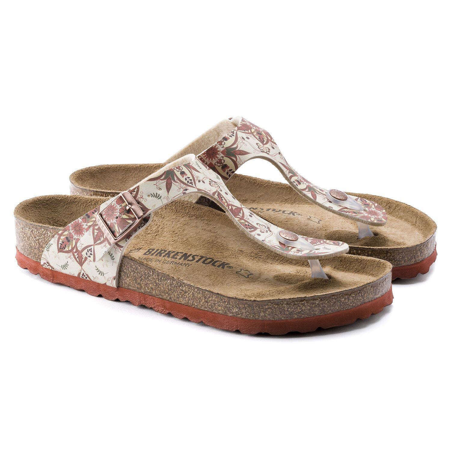 Birkenstock Gizeh Boho Flowers Earth Red 36 / Regular