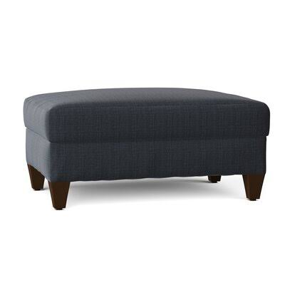 Birch Lane Fairchild 44x22 Rectangle Standard Slipcovered Ottoman Body Fabric: Fandango Indigo
