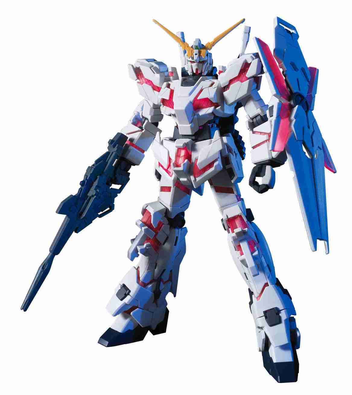 Bandai Hobby #100 RX-0 Unicorn Gundam (Destroy Mode) Bandai HGUC Action Figure