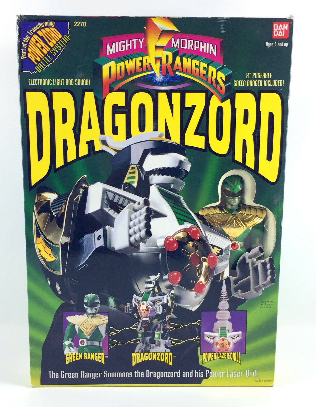 Power Rangers Deluxe Dragonzord & Green Ranger