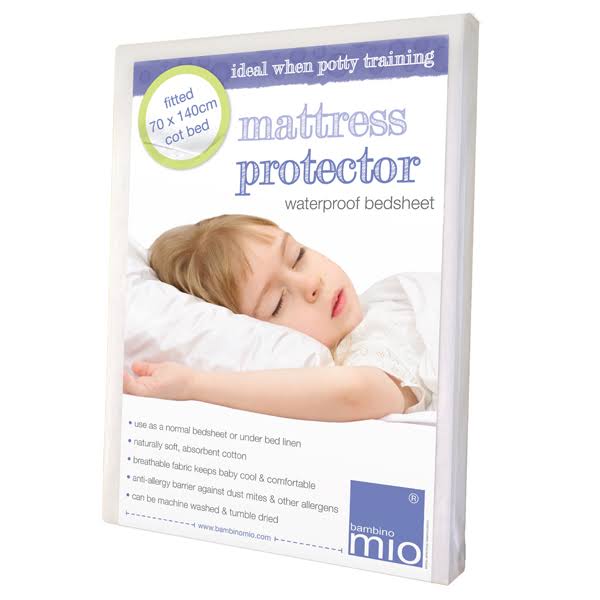 Bambino Mio Fitted Mattress Protector - Cot Bed