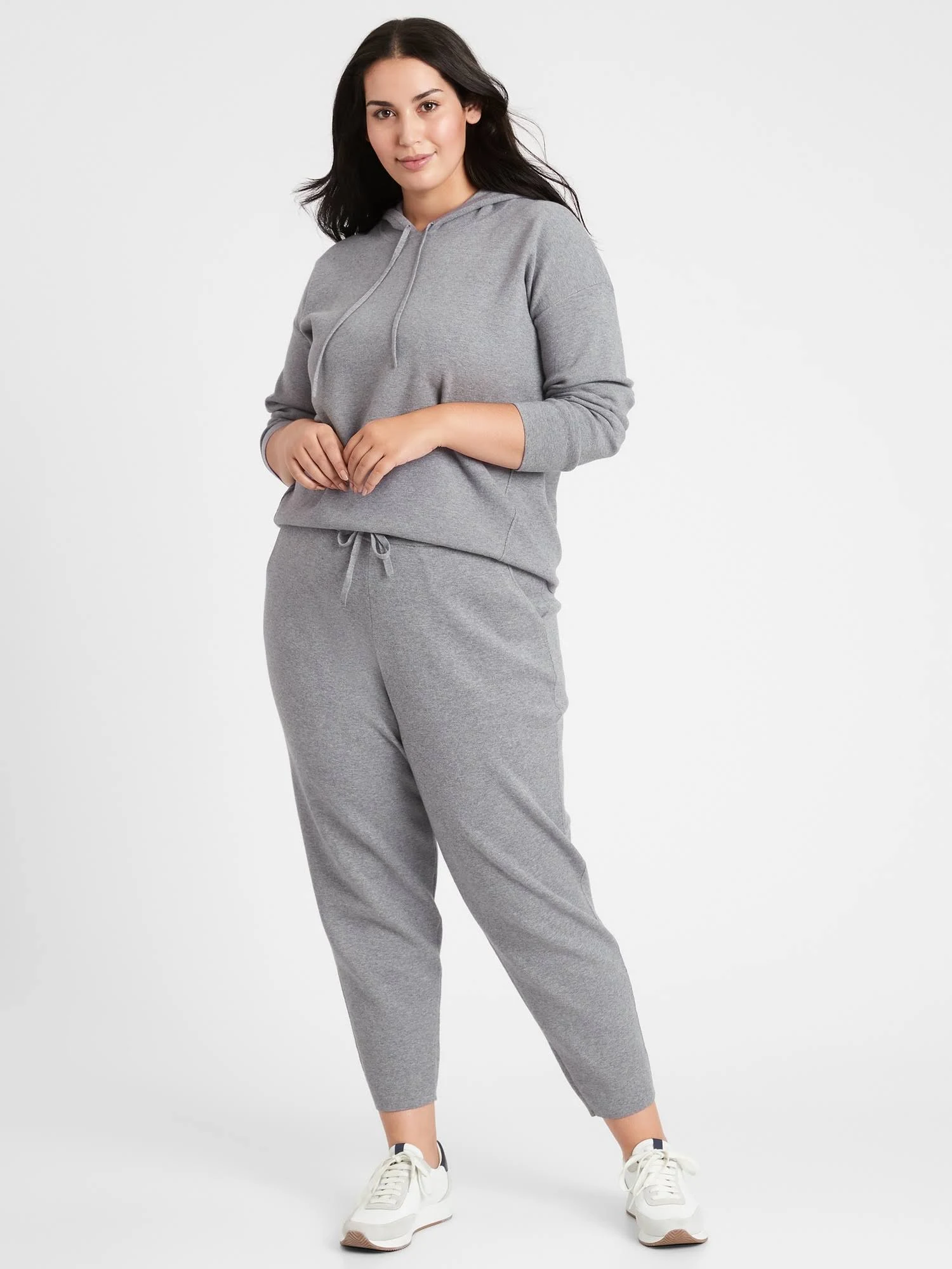 Banana Republic Women's Sweater Jogger Heather Gray Size L