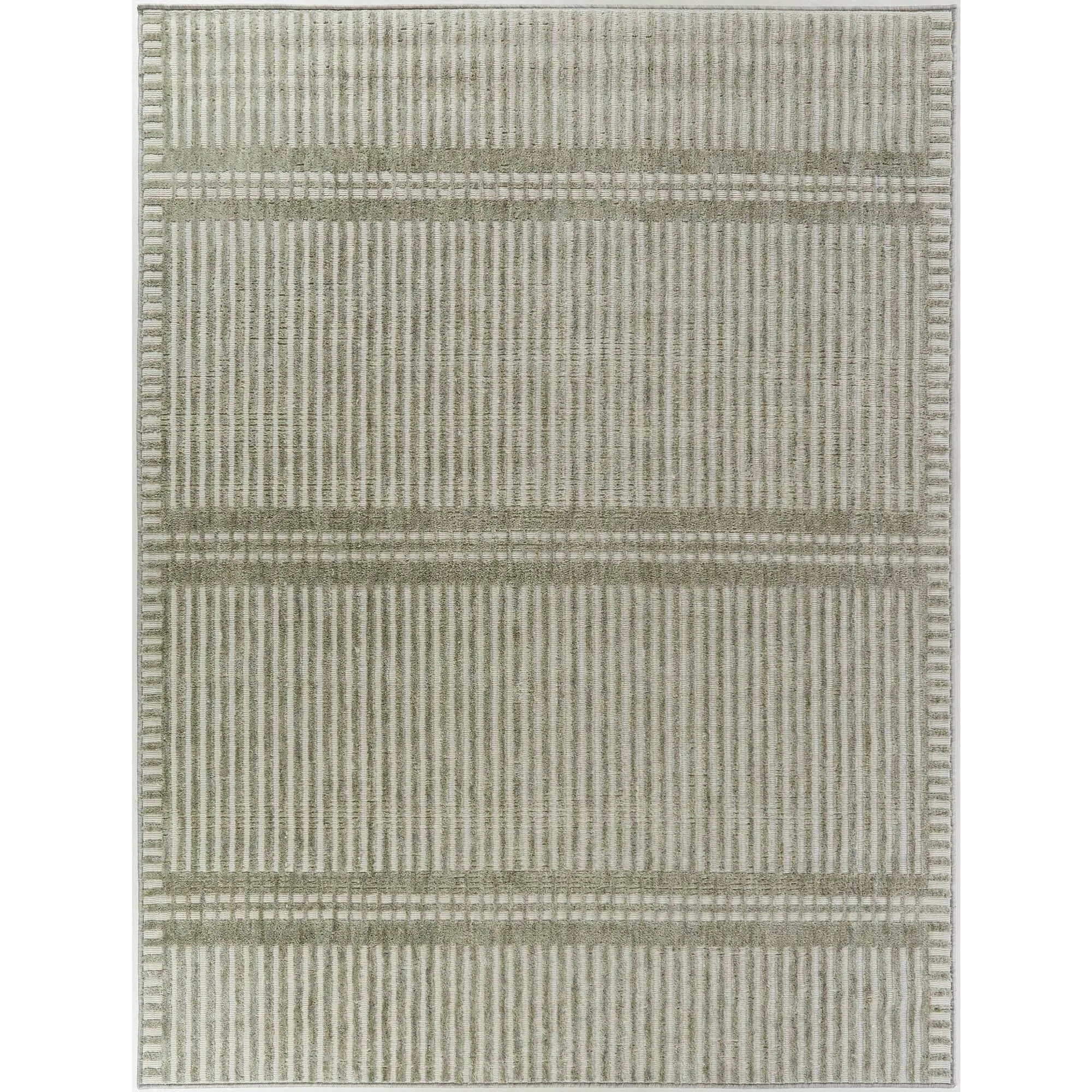 Sinclair Contemporary Area Rug - 7&10x22 x 10& - Tan