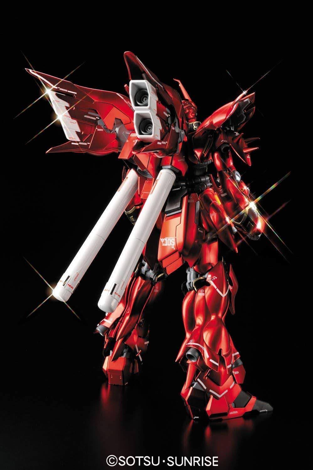 Bandai 1/100 mg MSN-06S Sinanju Ver. KA Titanium Finish