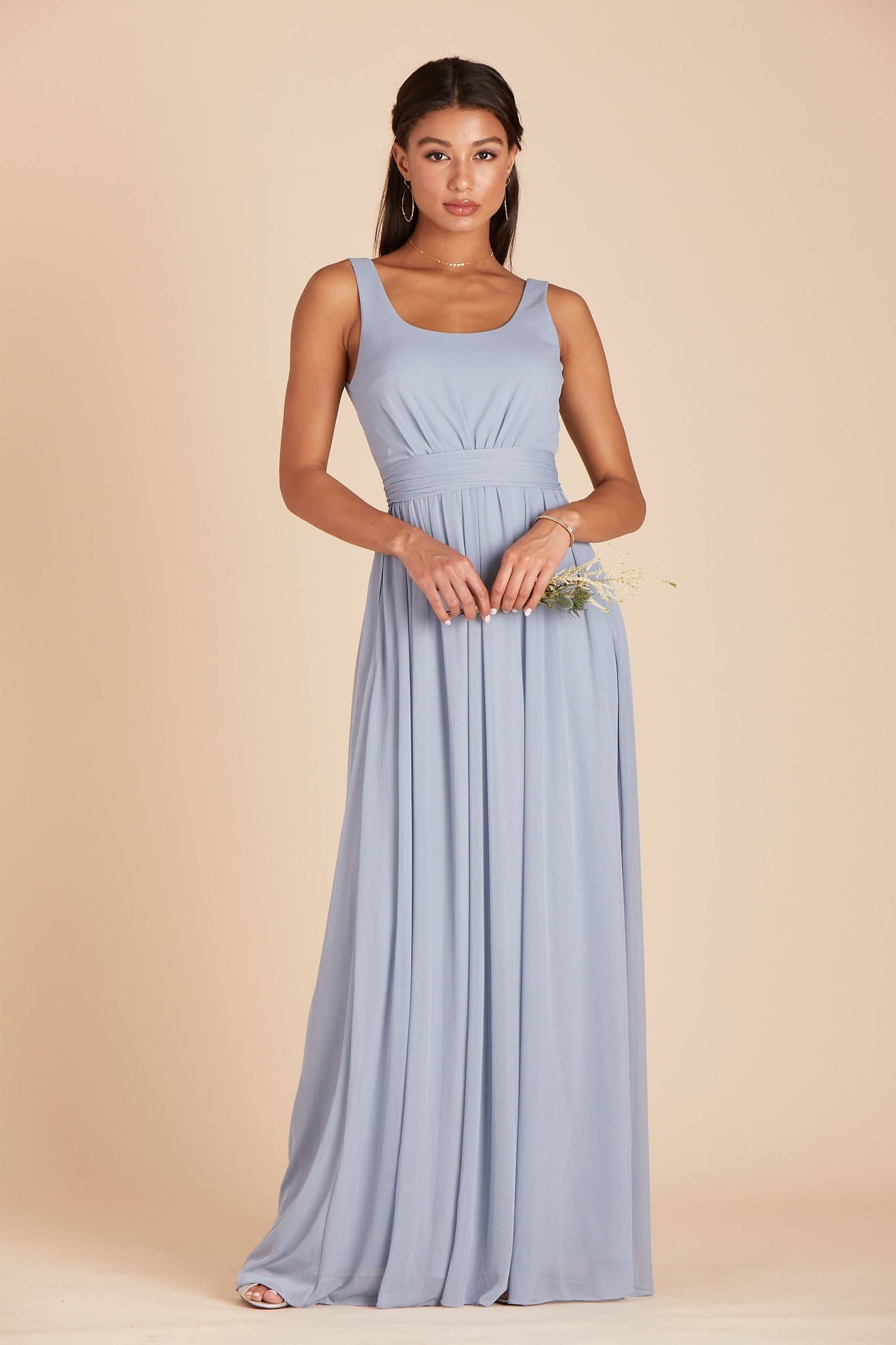 Birdy Grey Jan Bridesmaid Dress in Dusty Blue XL / Dusty Blue