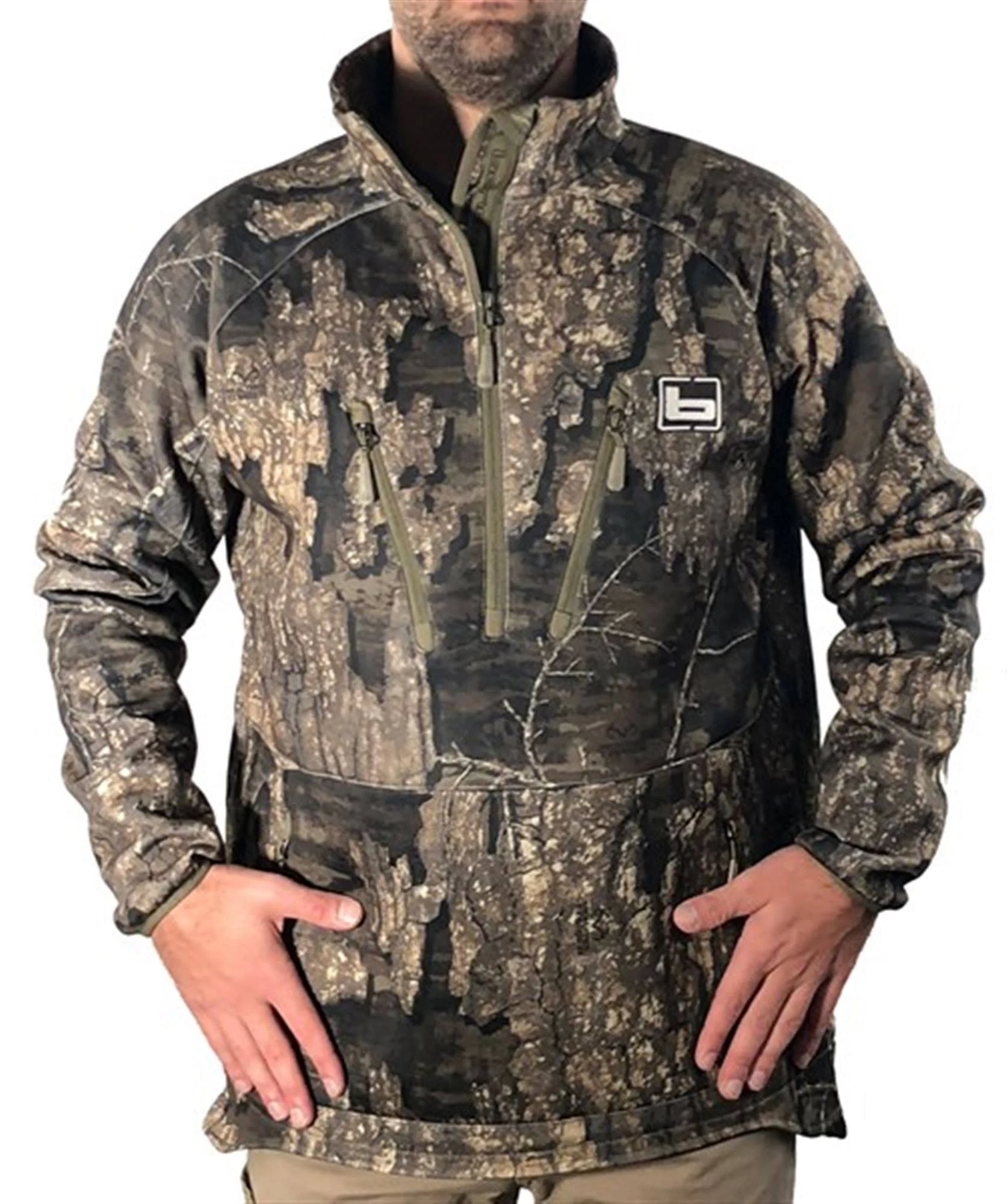 Heavy Tec Fleece 1/2 Zip Pullover (Large)