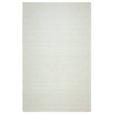 Ava Handmade Flatweave Wool Off-White Area Rug Birch Lane Rug Size: Rectangle 3& x 5&