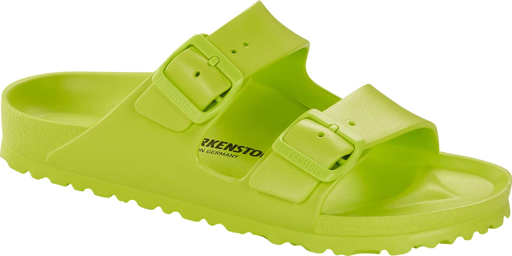 Birkenstock Women's Arizona Essentials EVA Sandals, Active Lime, Size: 7