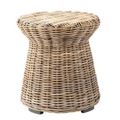 Madewell Drum End Table Birch Lane Table Top Color: Natural