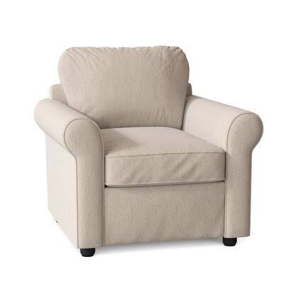 Wolsingham Manning Armchair Birch Lane Body Fabric: Curious Pearl
