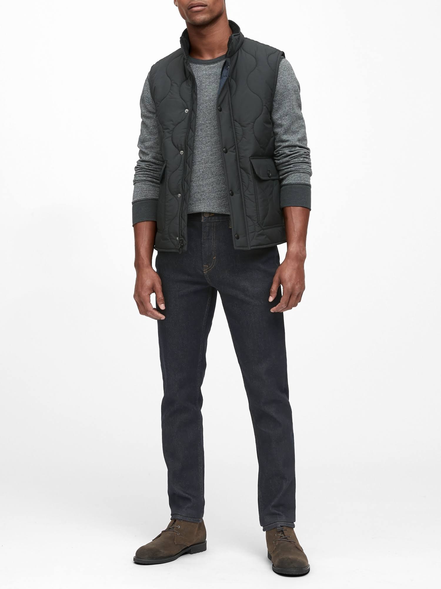 Banana Republic men's Slim Legacy Jean Rinse Dark Wash Size 38W 34L