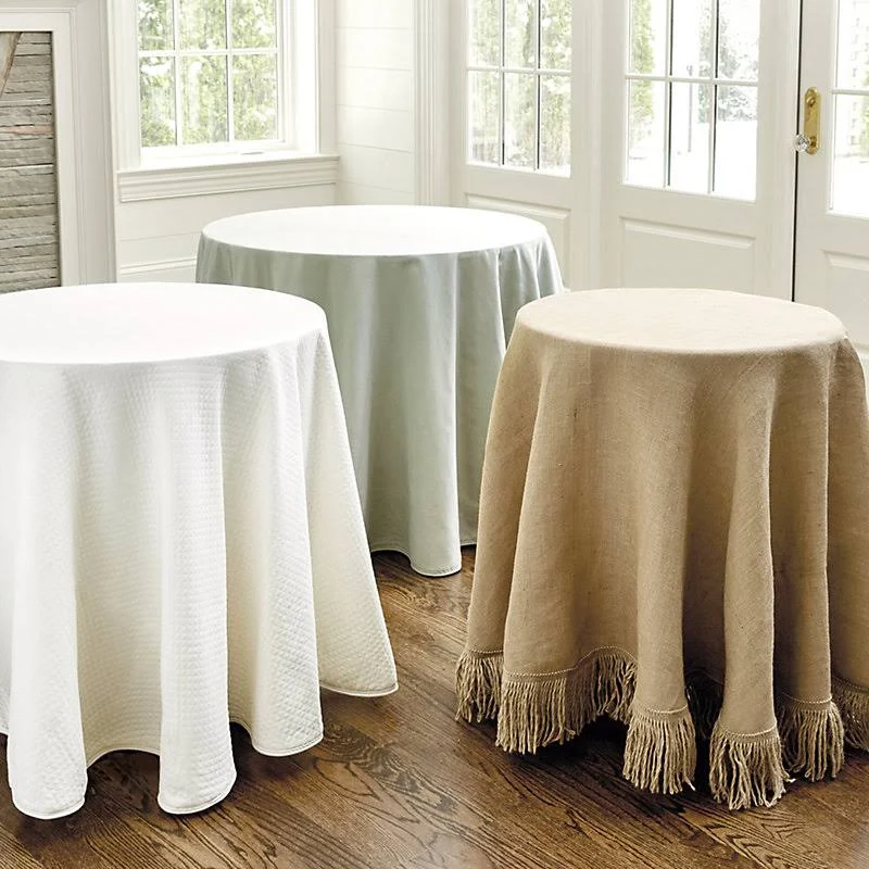 Essential Tablecloth Super White Twill 84x22 - Ballard Designs