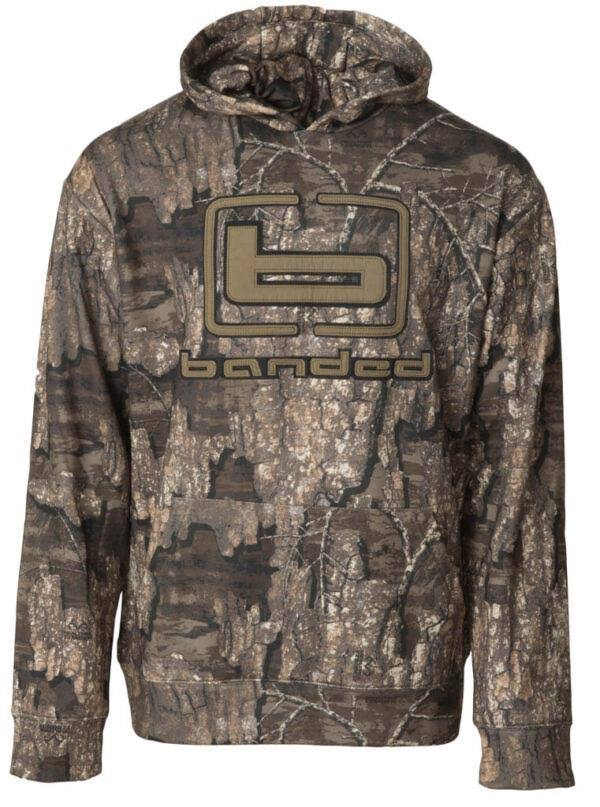 Banded Gear B-Logo Camo Hoodie, Men's, Size: Small, Realtree Timber