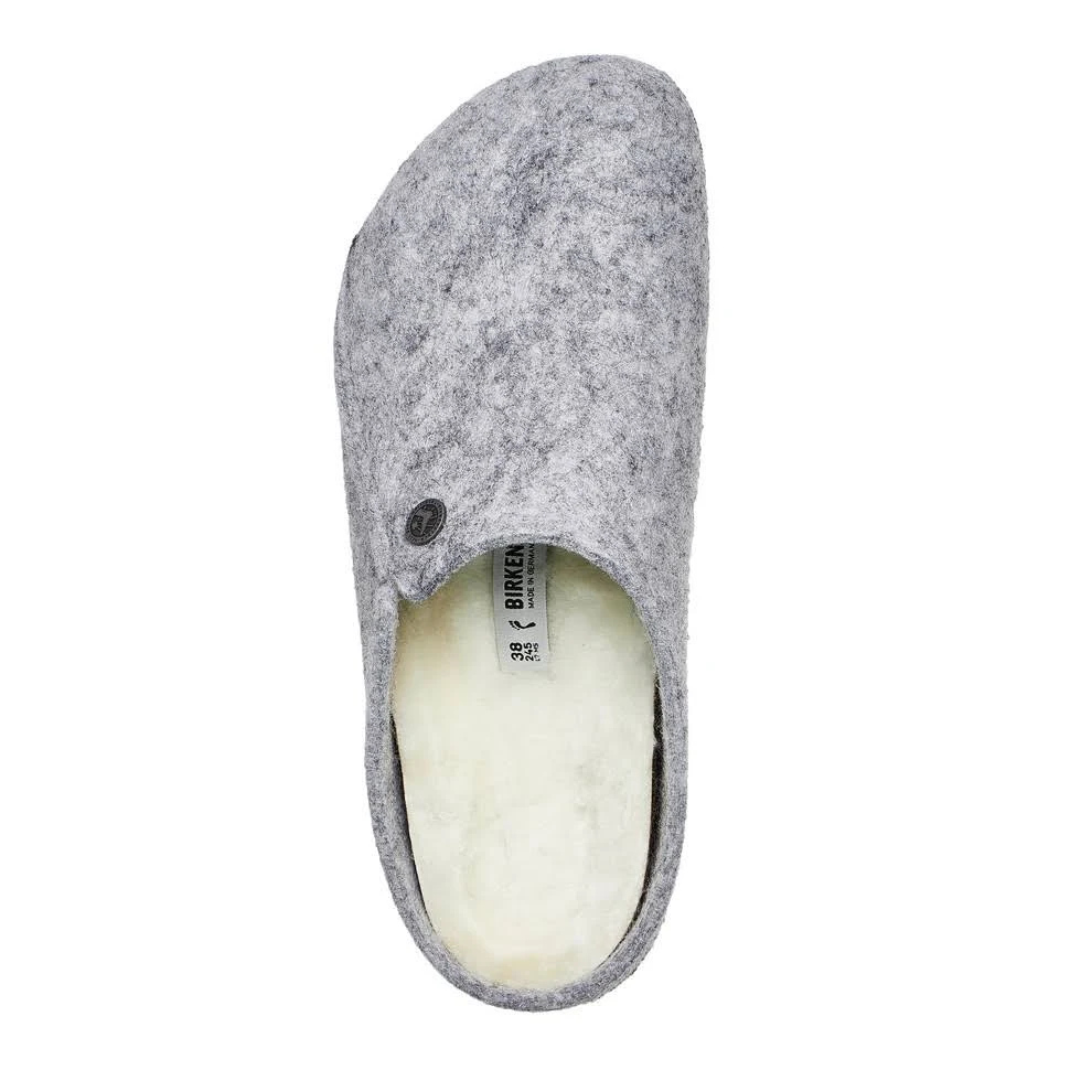 Birkenstock Zermatt Standard Narrow Ladies Slippers - Light Grey