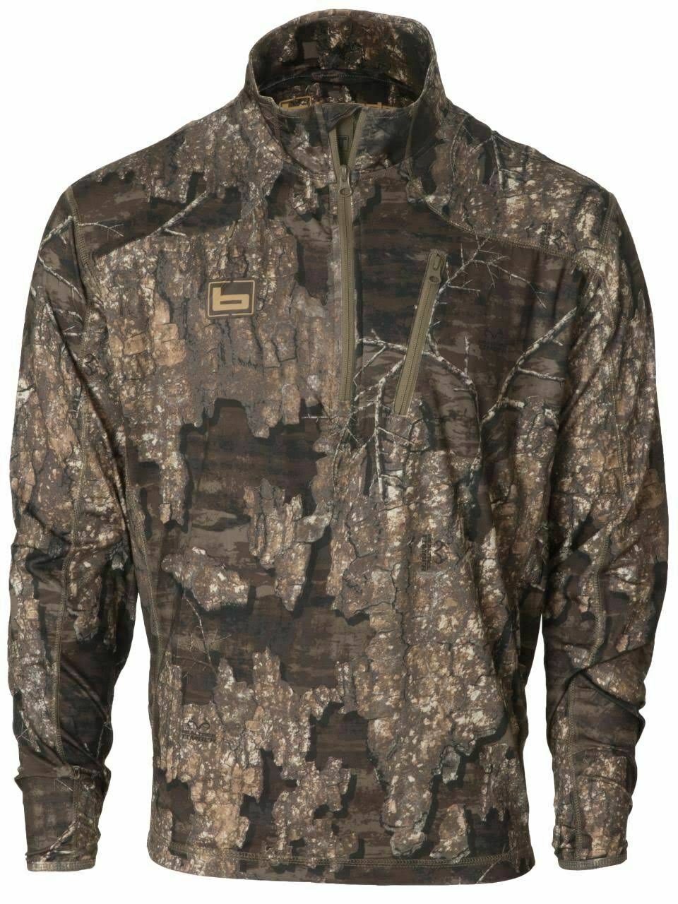 Banded Tech Stalker 1/4 Zip Pullover - Size 2XL, Timber