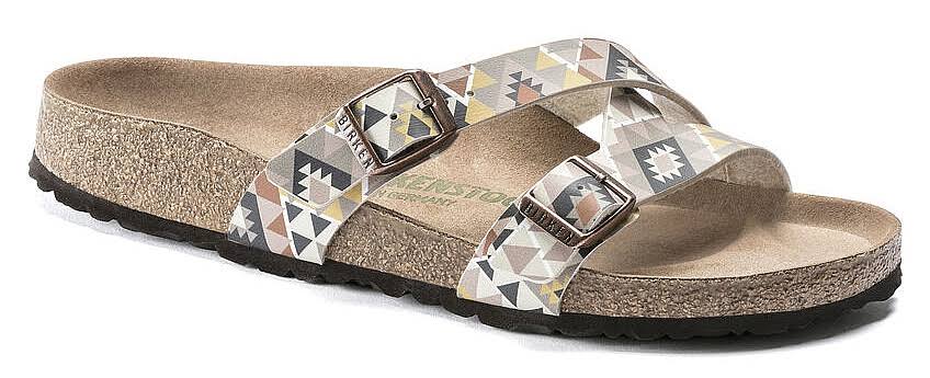 Birkenstock Women's Yao Balance Birko-Flor Sandals Ethno Mocha 7.5