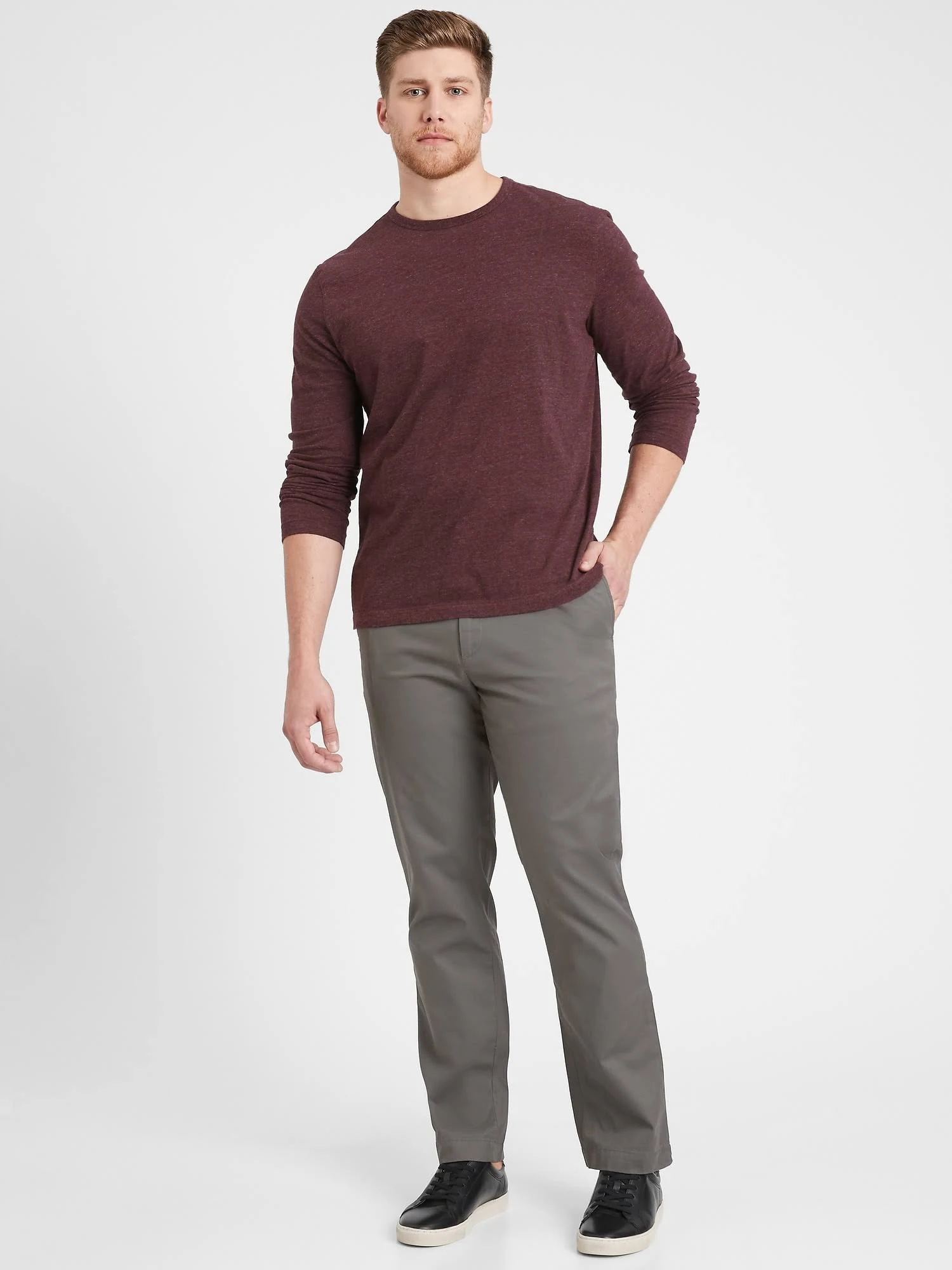 Banana Republic Men's Aiden Slim Chino Pant Gray Size 38W 32L