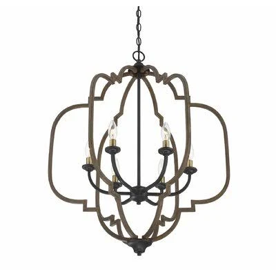 Robinette 6 - Light Unique / Statement Geometric Chandelier
