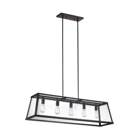17 Stories Marlowe 5-Light Kitchen Island Pendant - Finish: Oil Rubbed Bronze