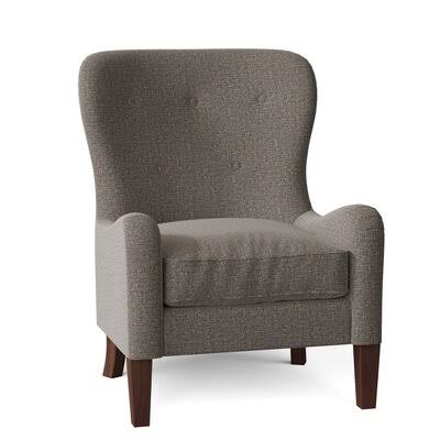 Gilliam 32x22 Wide Tufted Down Cushion Armchair Birch Lane Body Fabric: Sustain Dursky Charcoal