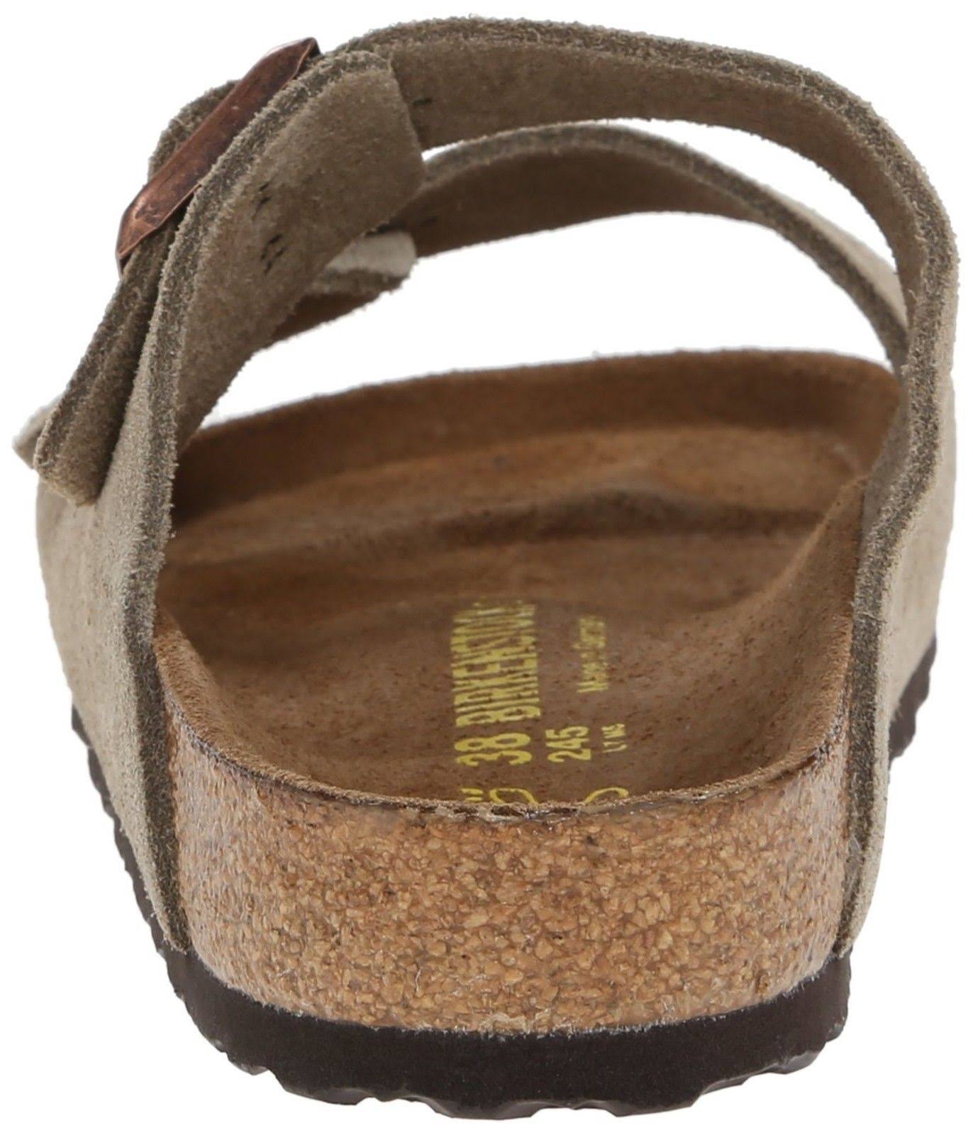 Birkenstock Arizona Sandal - 37 - Taupe Suede