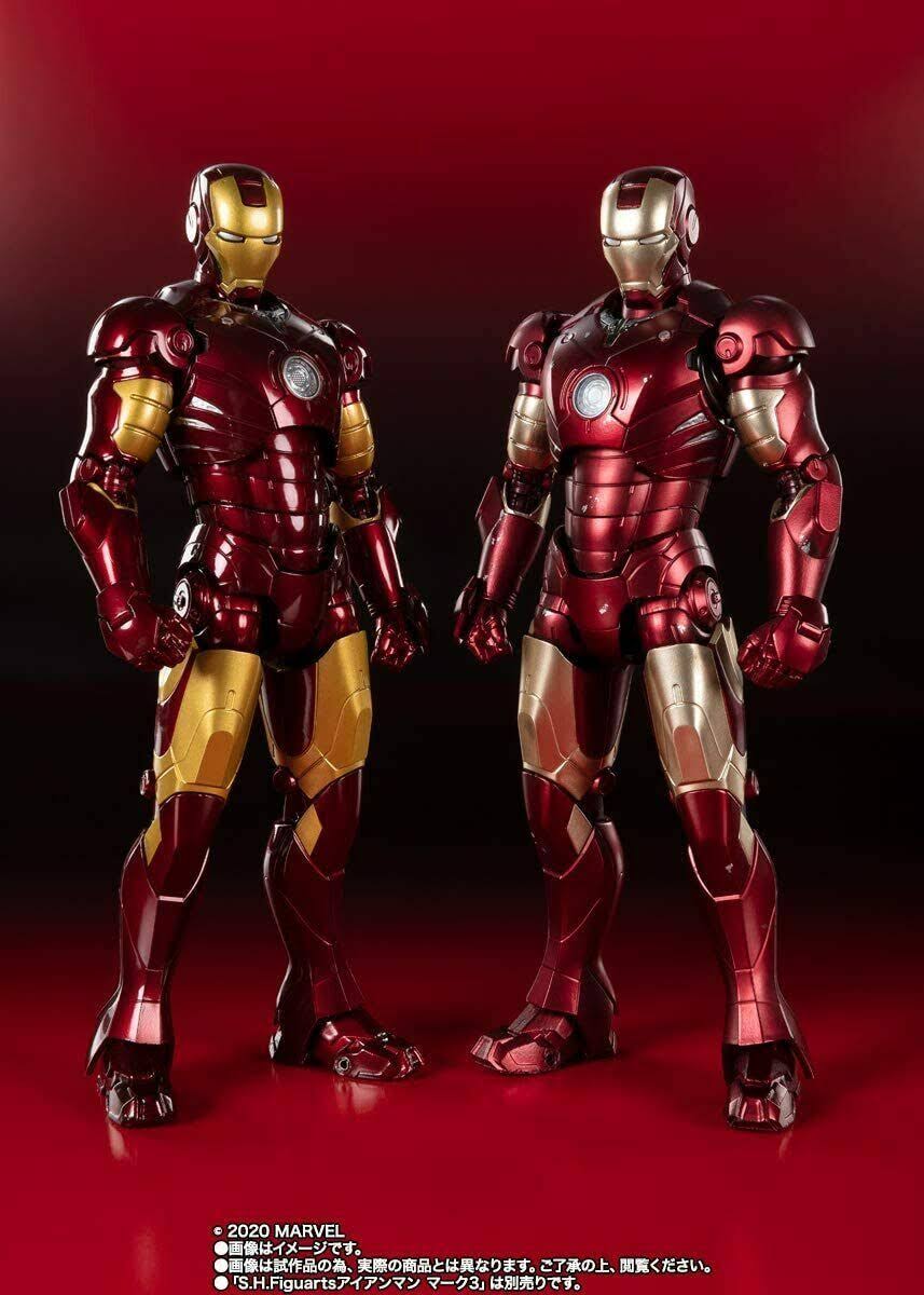 S.H.Figuarts Iron Man Mark 3 Birth of Iron Man Edition 155mm PVC Figure New