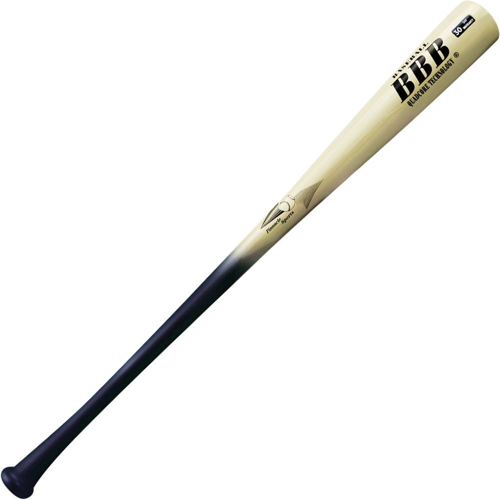BamBooBat Bamboo Wood Baseball Bat: HBBN30D Black/Natural