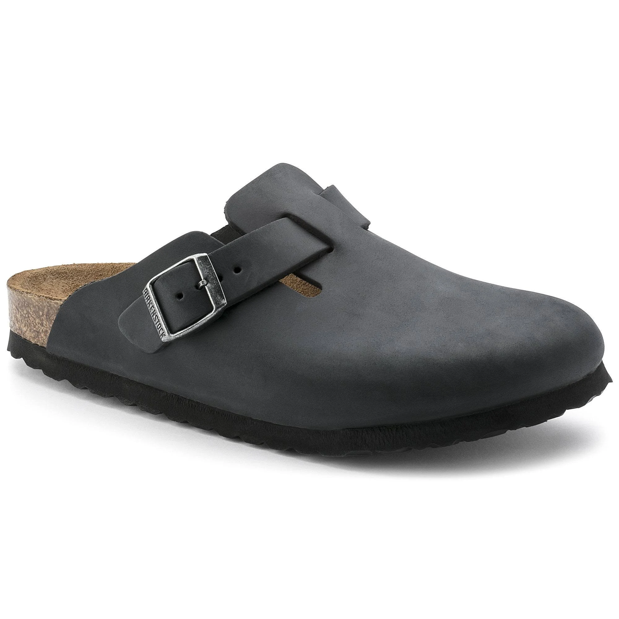 Birkenstock Boston Mules Black Leather 36 EU