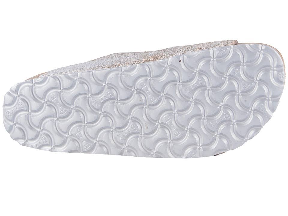 Birkenstock Women's Arizona (41 Narrow Washed Metallic Blue)