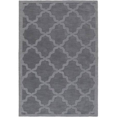 Blankenship Geometric Handmade Wool Gray Area Rug Charlton Home Rug Size: Rectangle 5& x 7&6x22