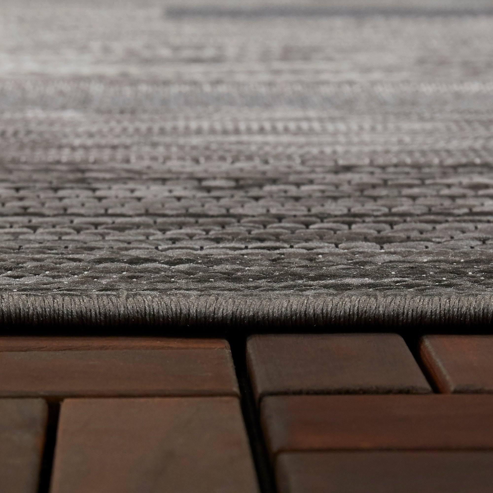 BALTA Jonson Beige 5 ft. x 7 ft. Transitional Flatweave Indoor/Outdoor Area Rug