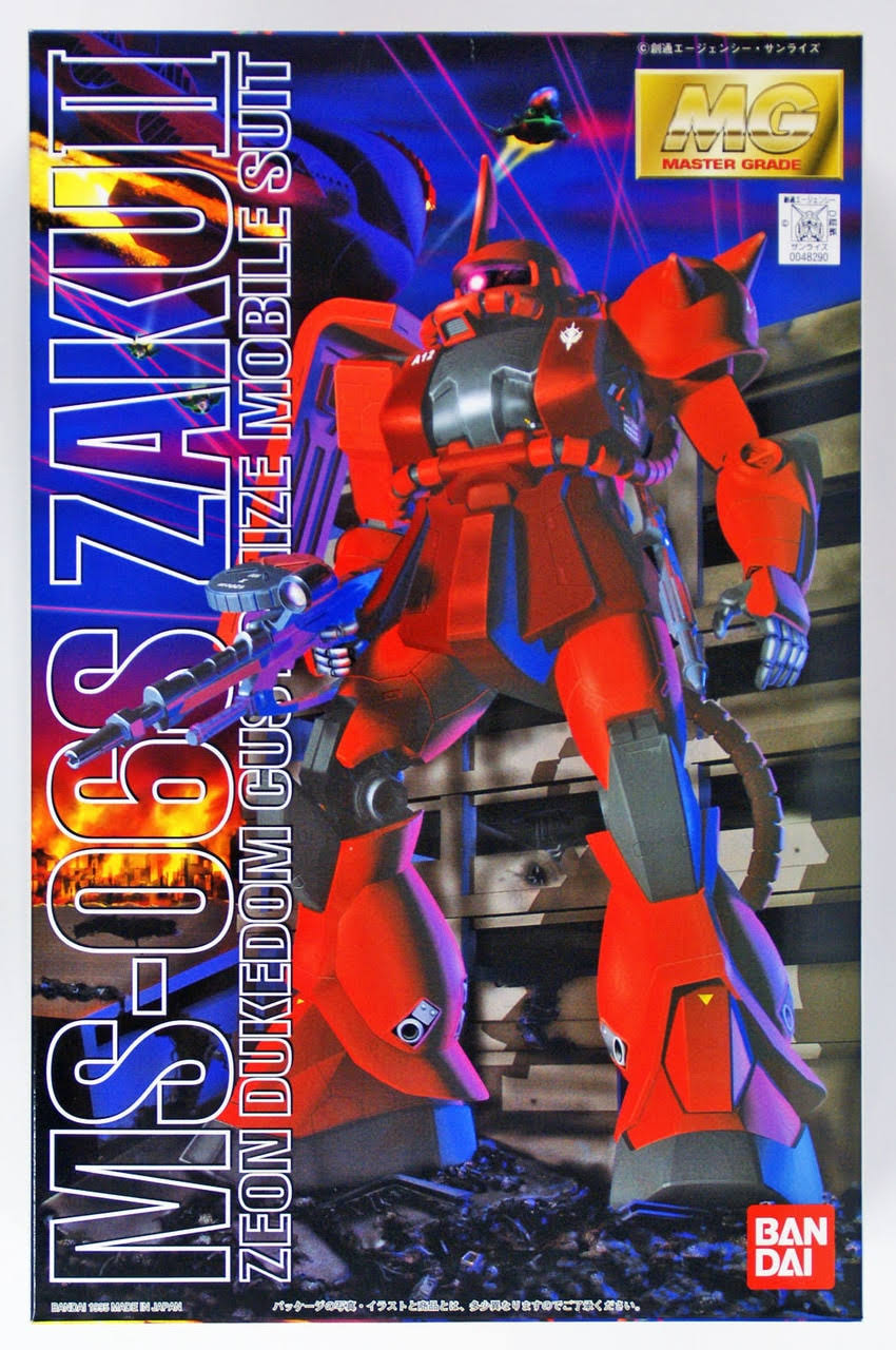 Gundam MS-06S Zaku II Char Custom mg 1/100 Scale