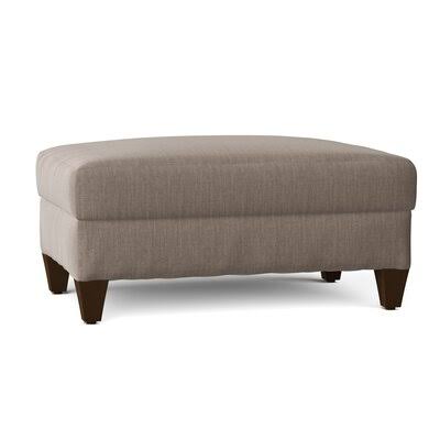 Birch Lane Fairchild 44x22 Rectangle Standard Slipcovered Ottoman Body Fabric: Sunbrella Cast Ash
