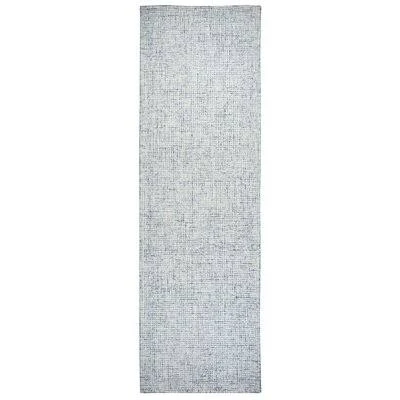 Pershing Handmade Tufted Wool Light Blue/Gray Area Rug Gracie Oaks Rug Size: Runner 2&6x22 x 10&