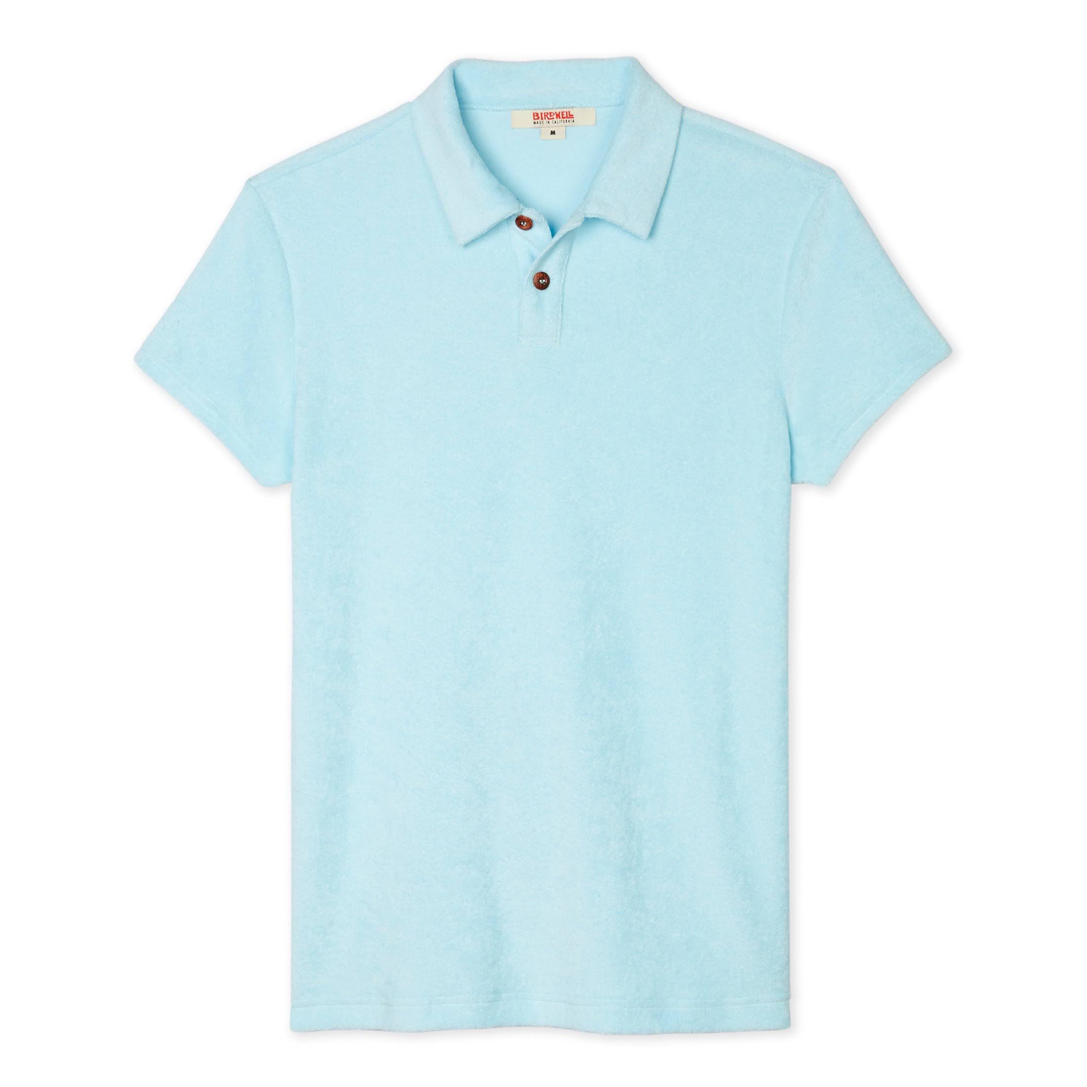 Men's Terry Polo - Light Blue | Birdwell Beach Britches S / Light Blue 007