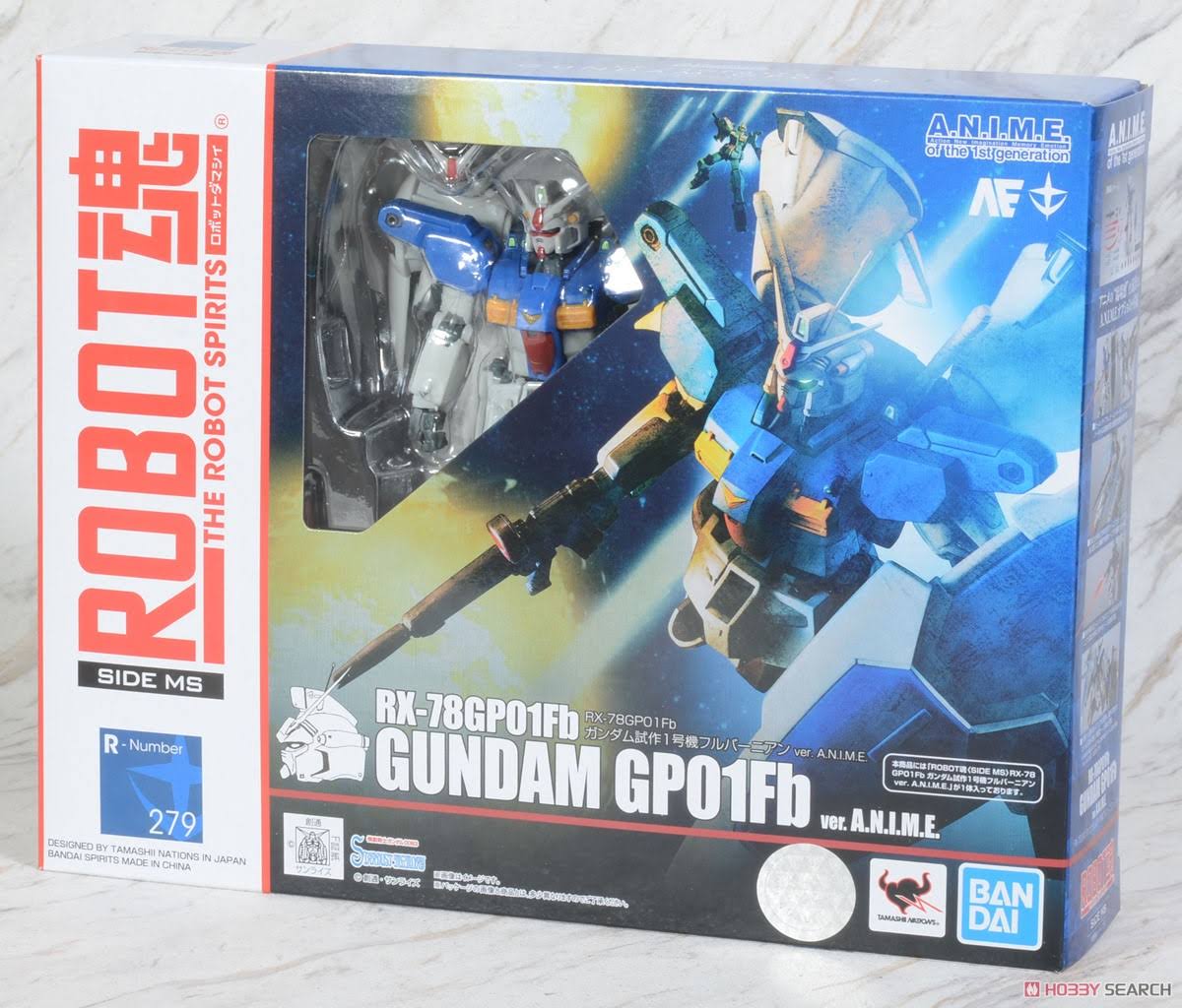 Bandai Robot Spirits 0083 Side MS RX-78GP01Fb Gundam Gp01 Full Burnern Ver. A.N.I.M.E Action Figure