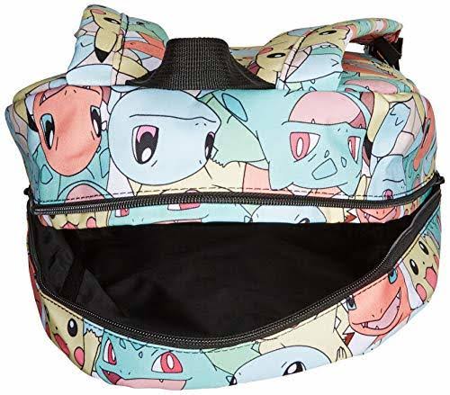 Bioworld Pokemon Pastel Kanto Starters All Over Print Backpack