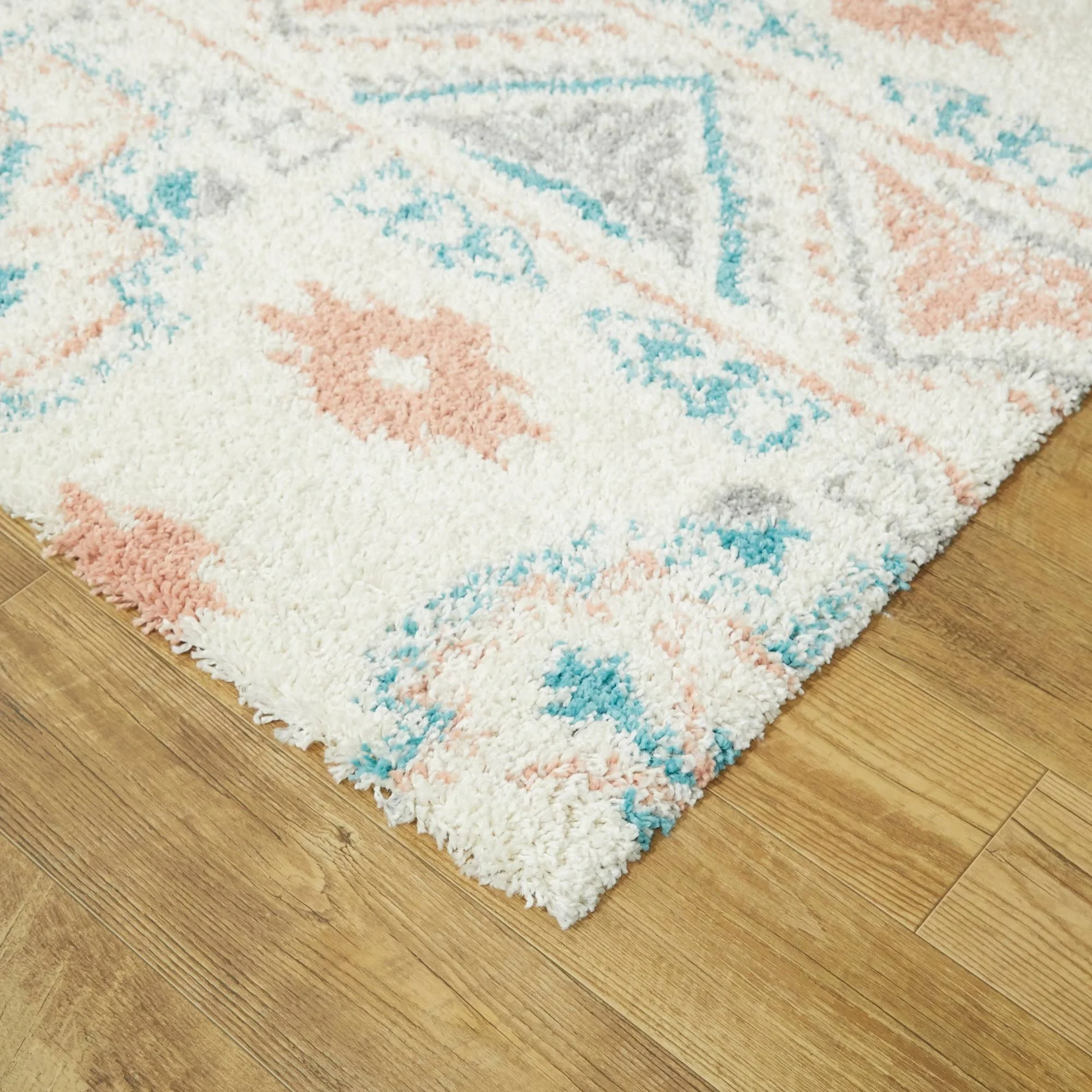 Balta Cortona Pink 5 ft. x 7 ft. Southwestern Shag Area Rug