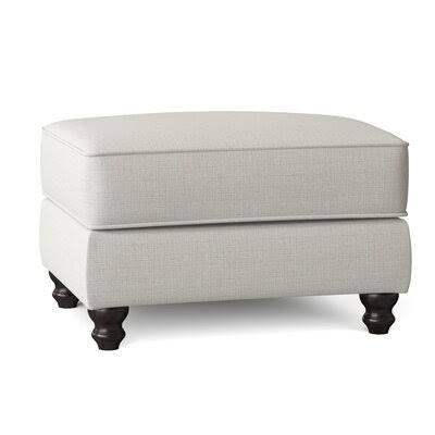 Birch Lane Woburn 31x22 Rectangle Standard Ottoman Body Fabric: Turbo Vani, Leg Color: Black Walnut