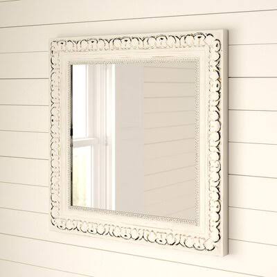 Debbie Traditional Square Bathroom/Vanity Mirror Size: 35.5x22 x 35.5x22