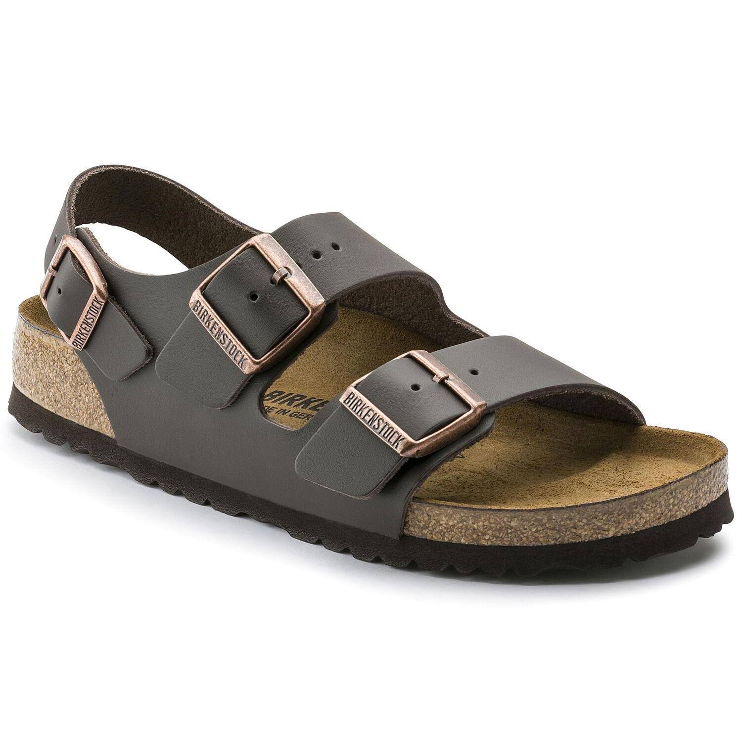 Birkenstock Mens Milano Leather Sandals - UK 11.5 / EU 46