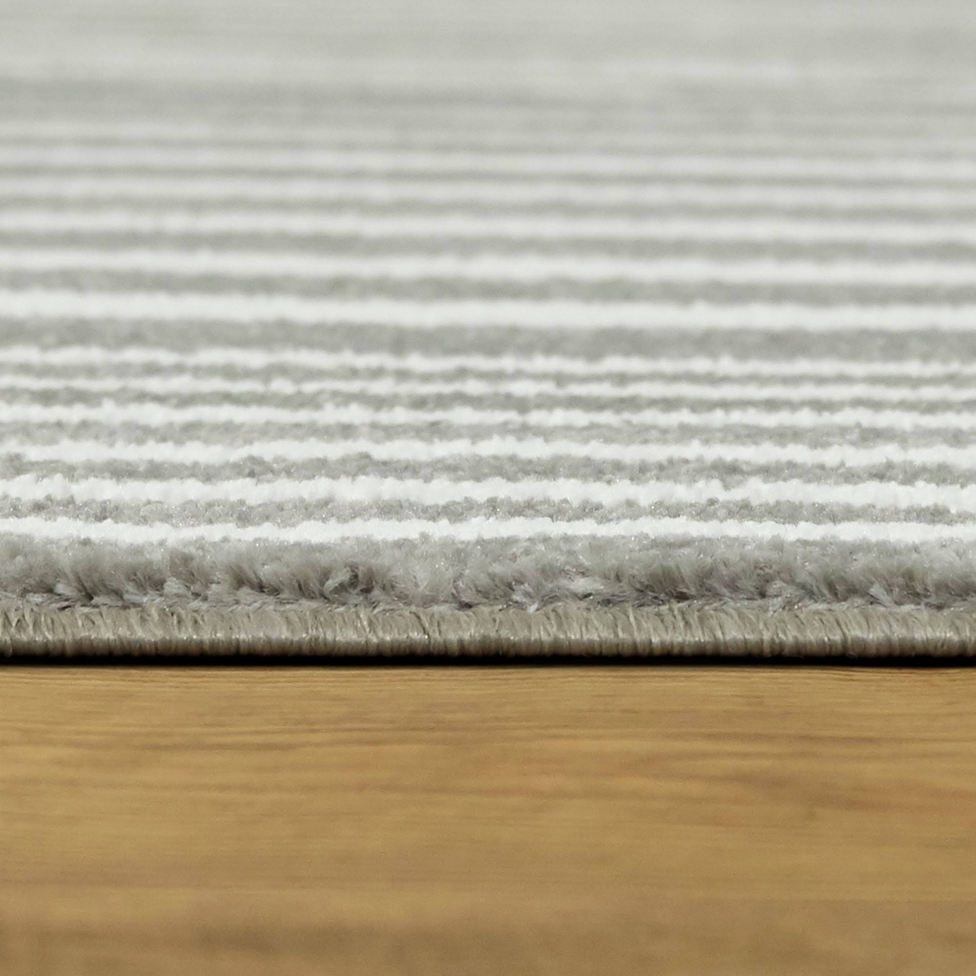 BALTA Cameron Striped Blue 5 ft. x 7 ft. Area Rug