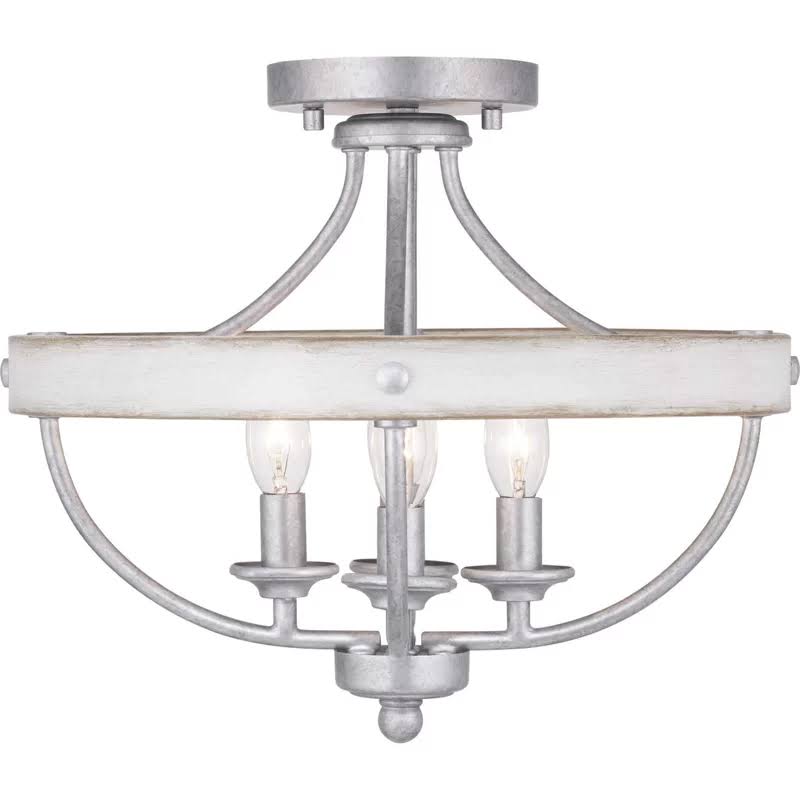 Kowalski 4 - Light 15.25&& Chandelier Style Geometric Semi Flush Mount