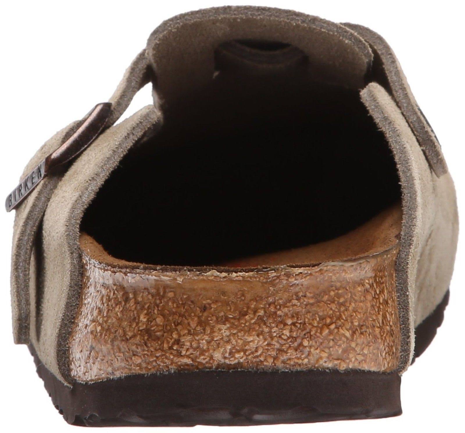 Birkenstock Boston Soft Footbed - Suede Taupe / 43 / Narrow