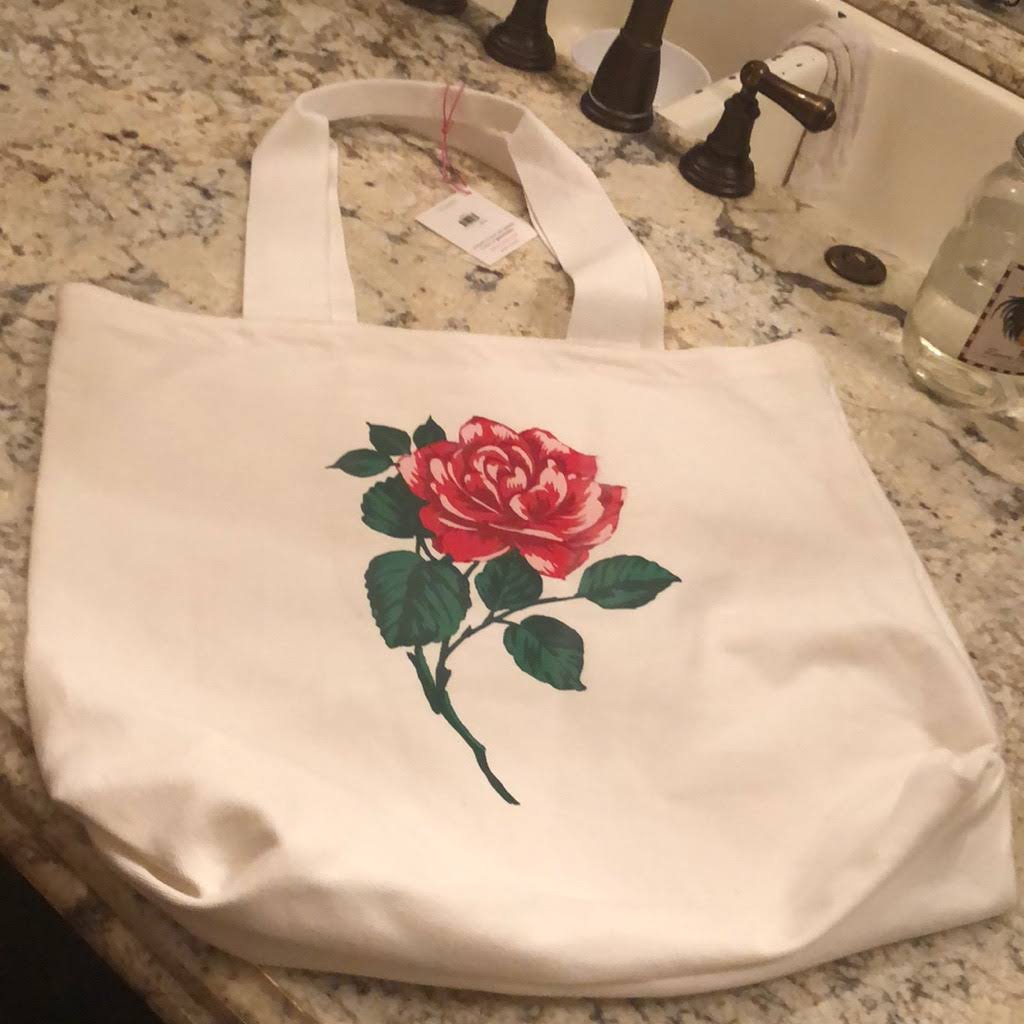 Ban.Do Will You Accept This Rose Canvas Tote