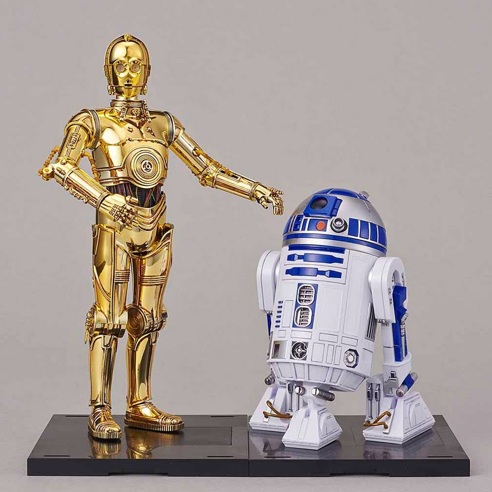 Bandai Star Wars C-3PO & R2-D2 1/12 Plastic Model Kit