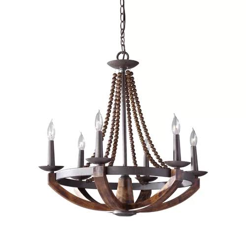 Sylvie 6-Light Candle Style Empire Chandelier