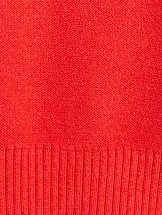 Banana Republic Women's Supersoft Cotton Crew-Neck Sweater Hot Red Size XS