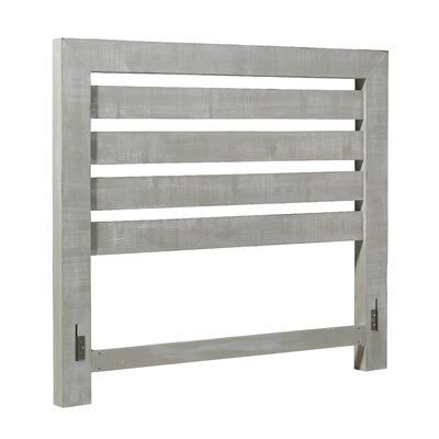Lockridge Slat Headboard Birch Lane Size: King, Color: Gray Chalk